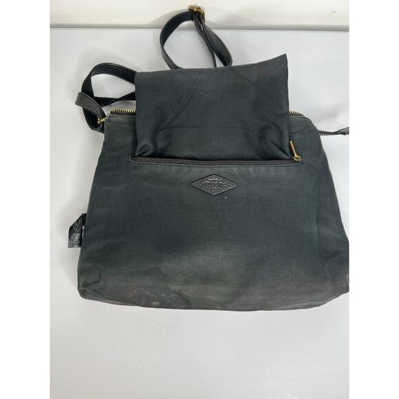 Fossil Kinley Crossbody Black Pebbled Leather Purse - Picture 14 of 16